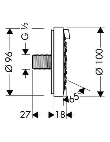 Hansgrohe sānu duša Raindance Air 28477000