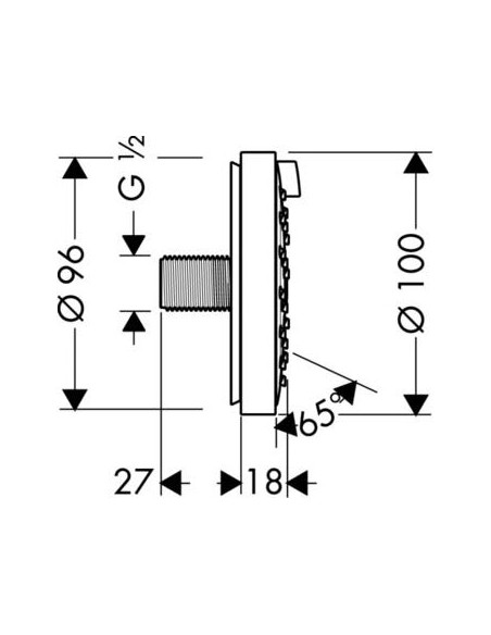 Hansgrohe sānu duša Raindance Air 28477000