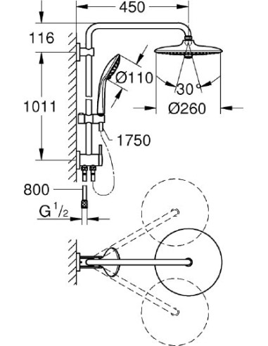 Grohe dušas komplekts Euphoria 27421002 - 3