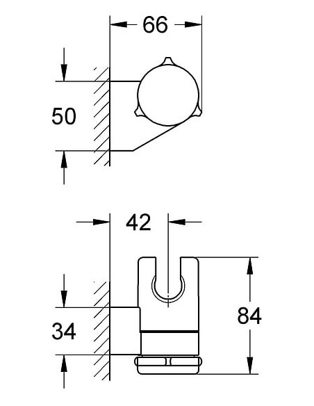 Hansgrohe dušas komplekts Croma 100 Multi 27595000 - 6 Hansgrohe dušas komplekts Croma 100 Multi 27595000 - 6