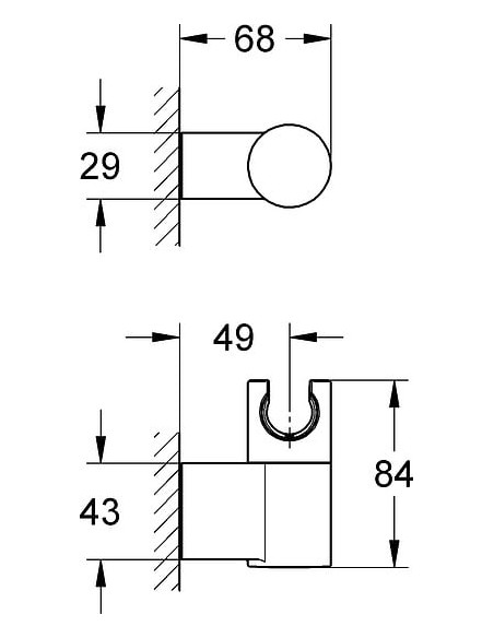 Grohe dušas tūrētājs Rainshower 27055000 - 3