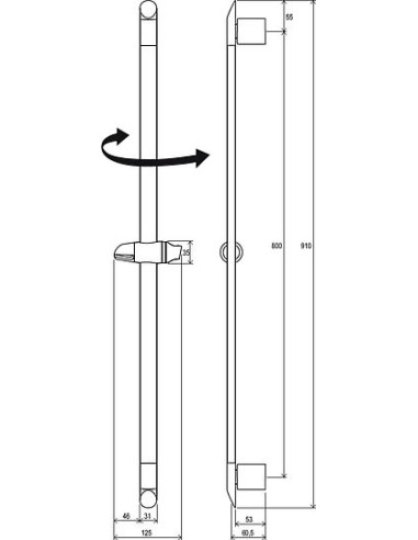 Ravak dušas stienis 973.00 - 6