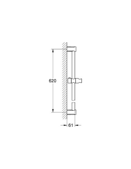 Hansgrohe dušas turētājs Porter С 27521000 - 10