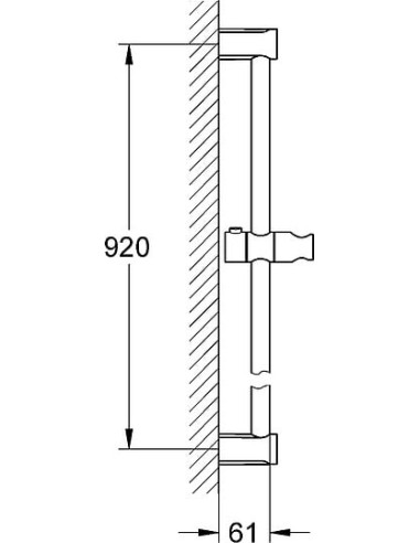 Grohe dušas stienis Tempesta New Cosmopolitan 27522000 - 3