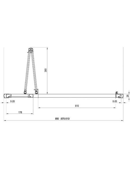 Ravak dušas durvis SDZ3-90 - 7