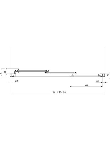 Ravak dušas durvis ASDP3-120 - 7