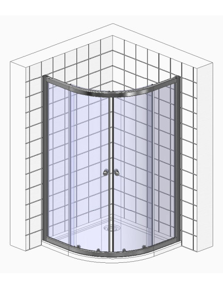 Ravak dušas stūris XP2CP4-90 - 4