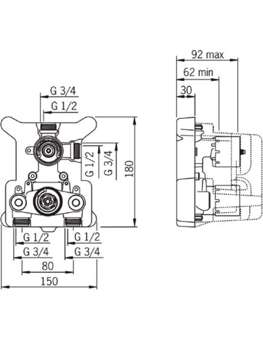 Oras iebūvējama daļa Optima 7138