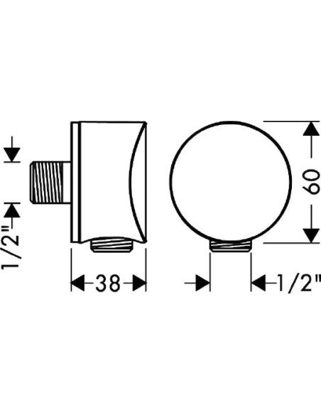 Hansgrohe dušas izvads Fixfit 27453000