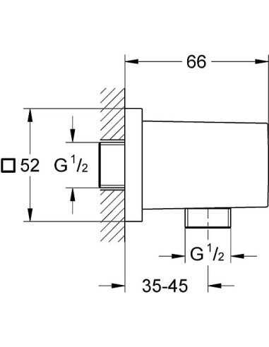 Grohe dušas izvads Euphoria Cube 27704000 - 4
