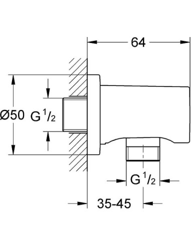 Grohe dušas izvads Rainshower 27057000 - 4