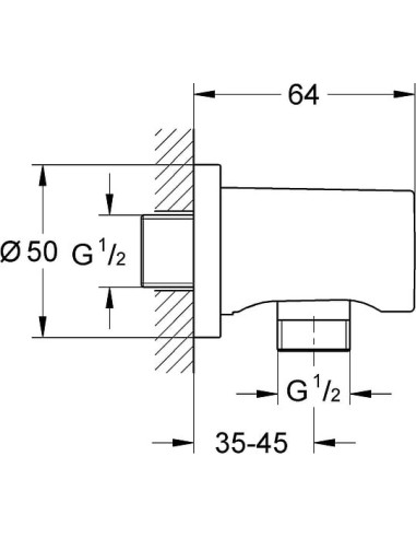 Grohe dušas izvads Rainshower 27076000 - 3