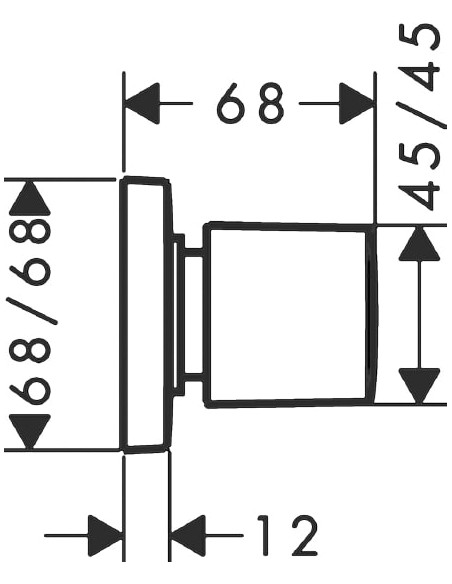 Hansgrohe ventilis PuraVida 15978400