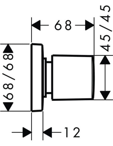 Hansgrohe ventilis PuraVida 15978000