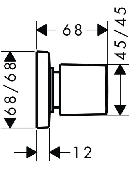 Hansgrohe ventilis PuraVida 15978000