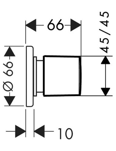 Hansgrohe ventilis Metris 31677000