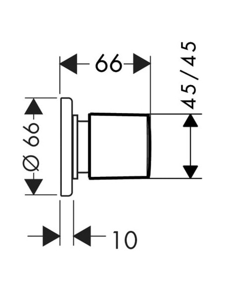 Hansgrohe ventilis Metris 31677000