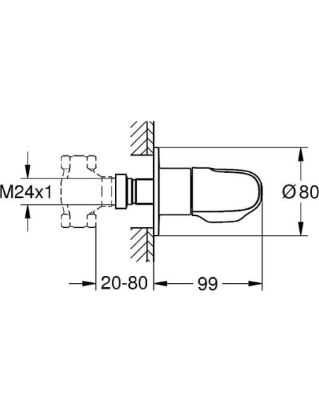 Grohe ventilis Grohtherm 1000 New 19981000 - 3