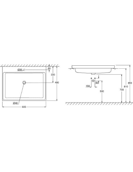 Grohe izlietne Cube Ceramic 3947900H - 3