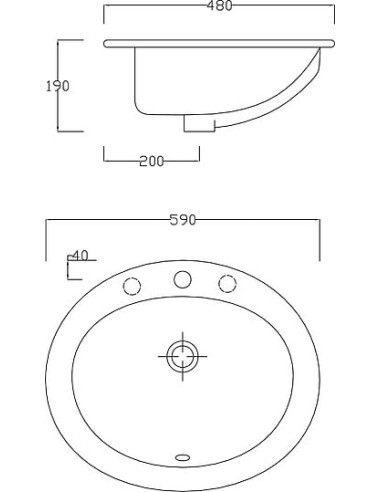 ArtCeram izlietne Eolo ELL001 - 4