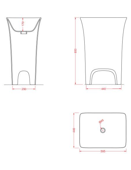 ArtCeram izlietne Cow CWL004 - 7 ArtCeram izlietne Cow CWL004 - 7