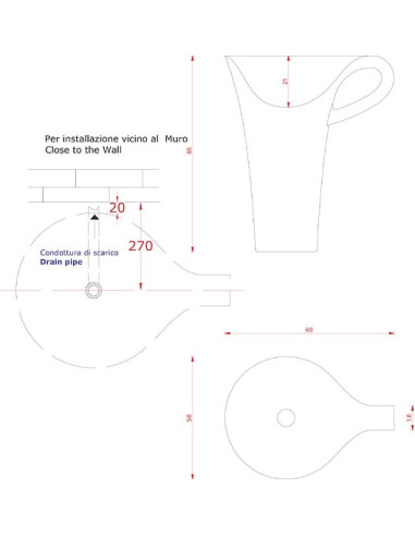 ArtCeram izlietne Cup OSL004 - 7