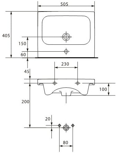 Cersanit izlietne Colour COL 50 - 18