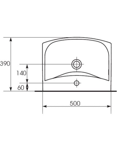 Cersanit izlietne Carina 50 - 7