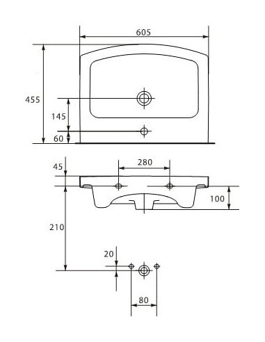 Cersanit izlietne Easy ES 60 B - 5