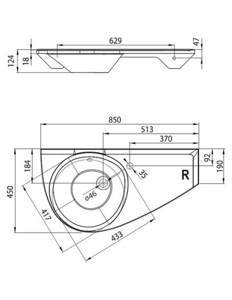 Ravak izlietne Avocado - 11
