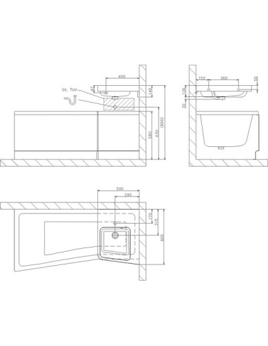Ravak izlietne BeHappy II - 6