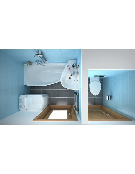 Ravak раковина Avocado 85x45cm, левая сторона - 2 Ravak раковина Avocado 85x45cm, левая сторона - 2