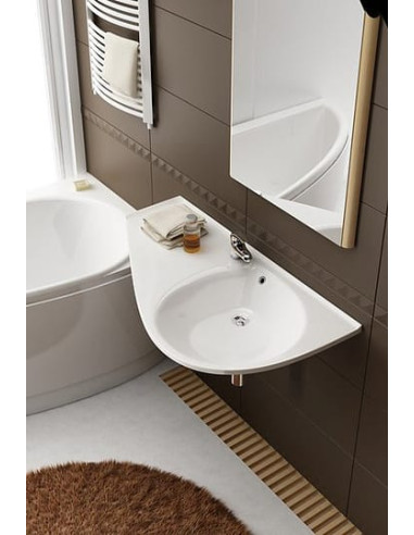 Ravak раковина Avocado 85x45cm, левая сторона - 3