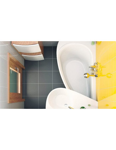 Ravak раковина Avocado 85x45cm, левая сторона - 5