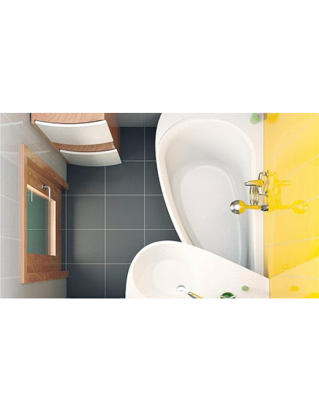 Ravak izlietne Avocado 85x45cm, Left - 5 Ravak izlietne Avocado 85x45cm, Left - 5