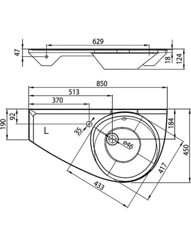 Ravak izlietne Avocado - 10
