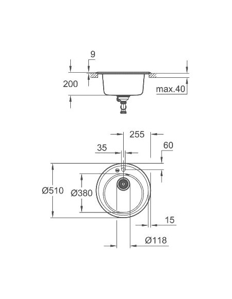 Grohe virtuves izlietne K200 31656AT0 - 6