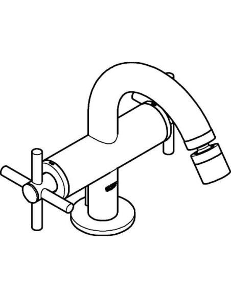 Grohe bidē jaucējkrāns Atrio New 24027AL3 - 3