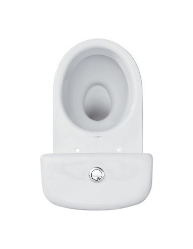 Cersanit WC kompaktpods ar vāku, horizontālais izvads MERIDA 6908 - 5