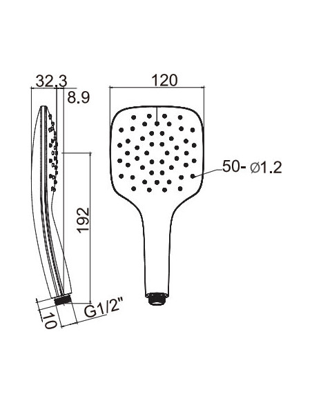 Ravak rokas duša Air 959.00 - 5