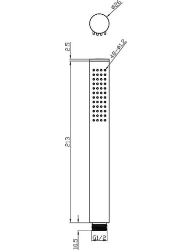 Ravak rokas duša Chrome 957.00 - 13