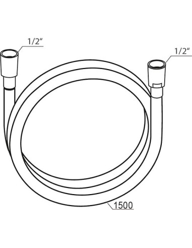 Ravak dušas šļūtene SilverShine 914.00 - 5