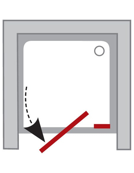 Ravak dušas durvis PDOP2-110 - 7