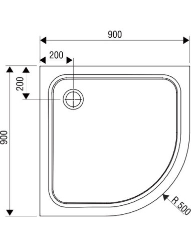 Ravak dušas paliktnis Elipso Pro-90 Chrom - 9