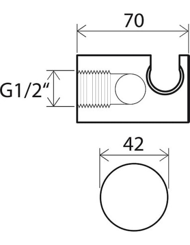 Ravak dušas izvads 706.00 - 5