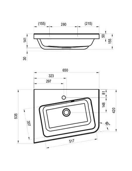 Ravak izlietne 10° - 9 Ravak izlietne 10° - 9