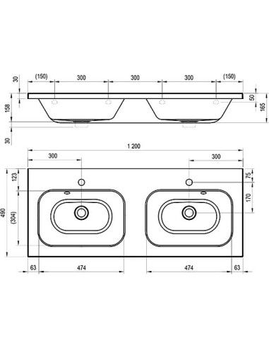 Ravak izlietne Chrome - 9