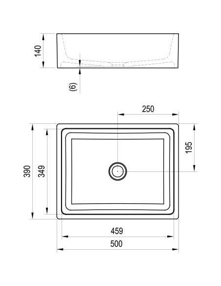 Ravak izlietne Formy 01 50 - 8