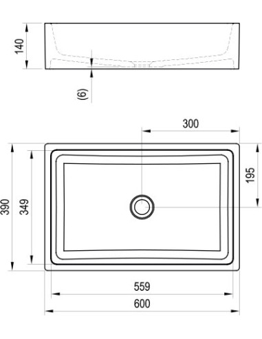 Ravak izlietne Formy 01 60 - 8