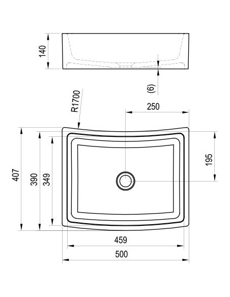 Ravak izlietne Formy 02 50 - 9